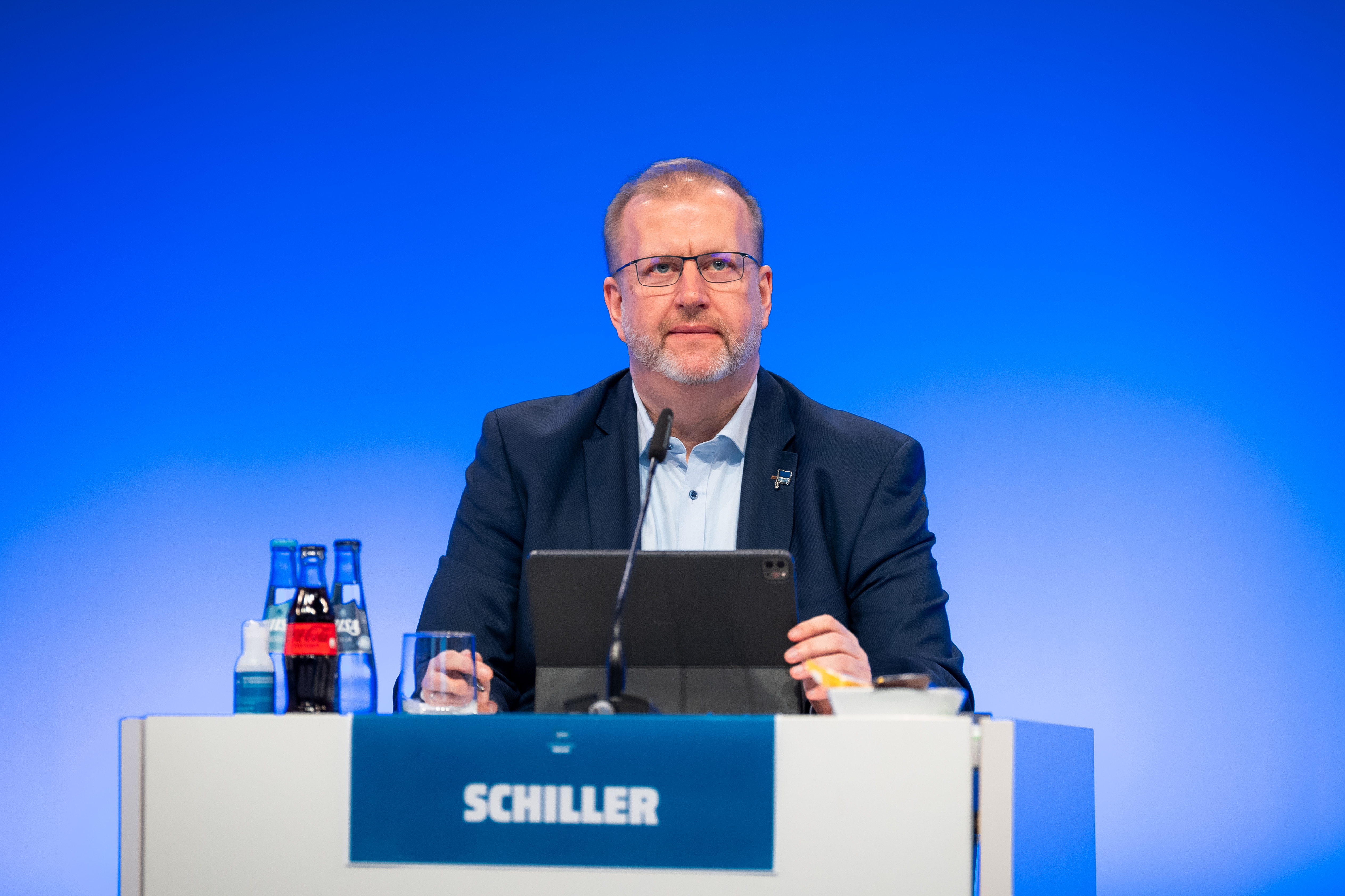 Ingo Schiller at the club's annual general meeting.