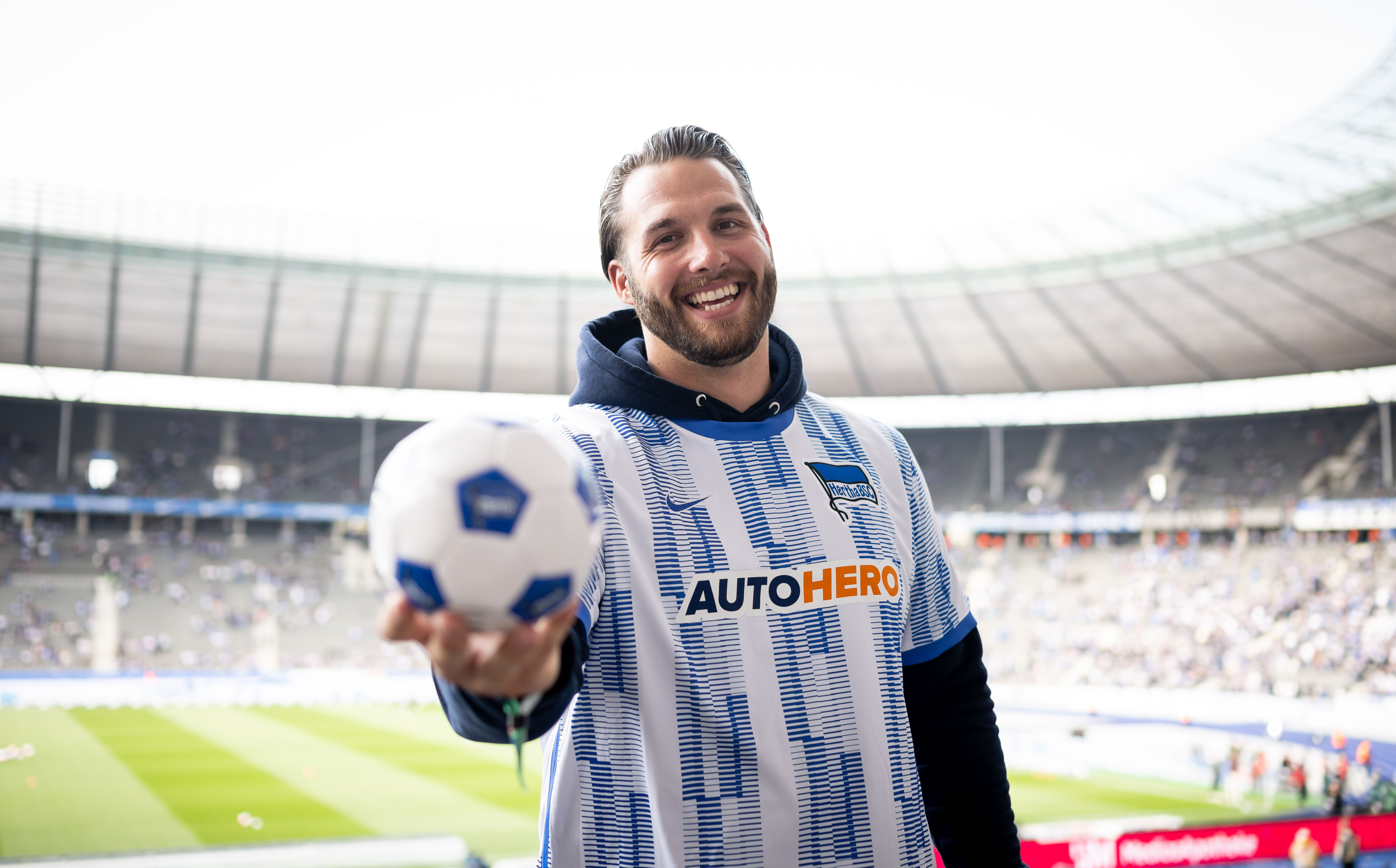 Björn Werner im Olympiastadion.