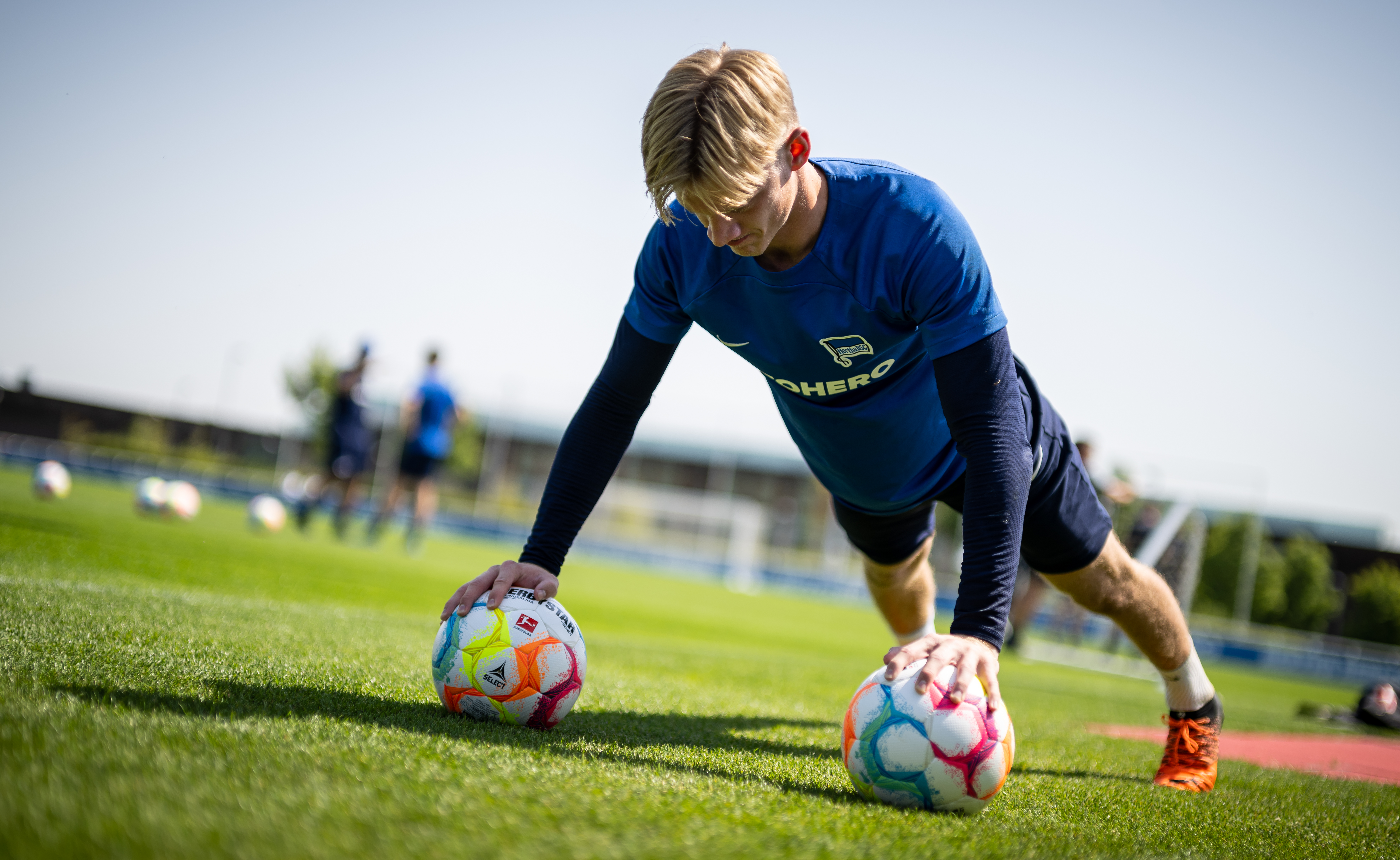 Voller Einsatz: Olli Christensen im Training.