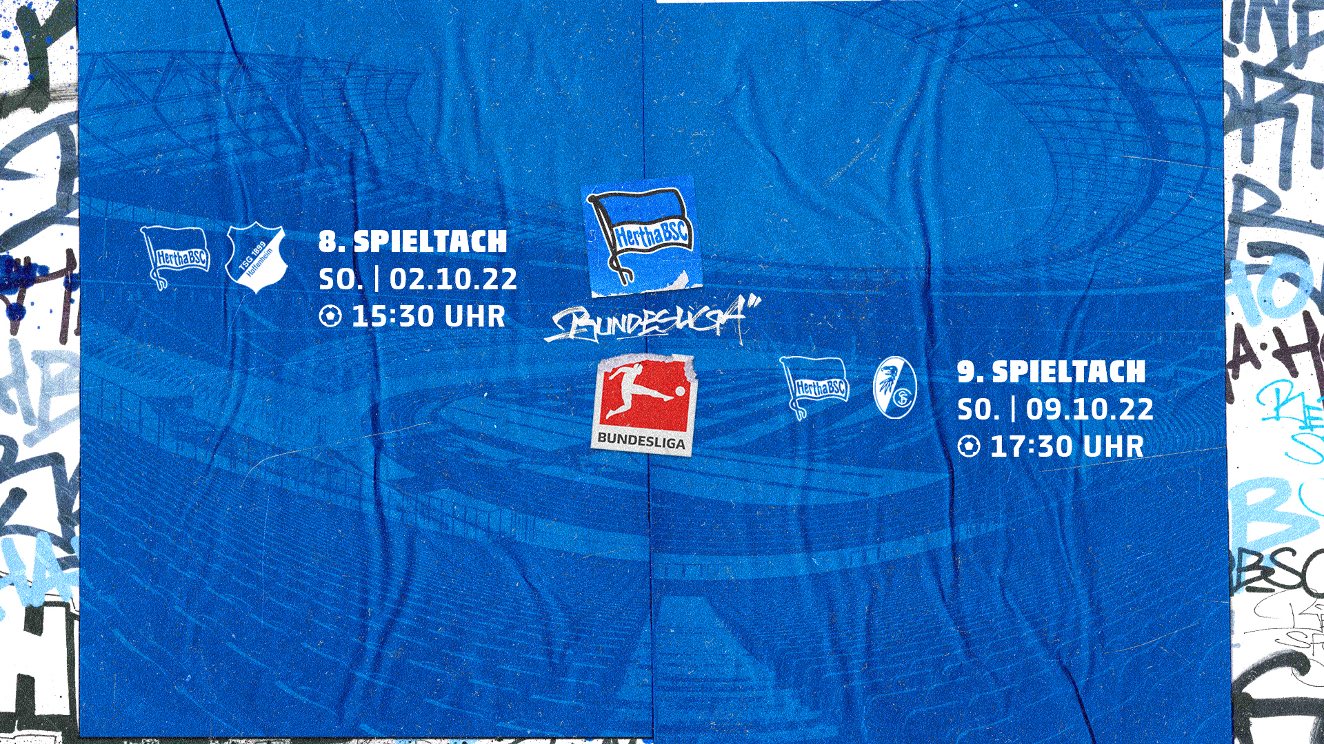 Die Grafik zeigt unsere Ansetzungen der Spieltag 8 und 9.