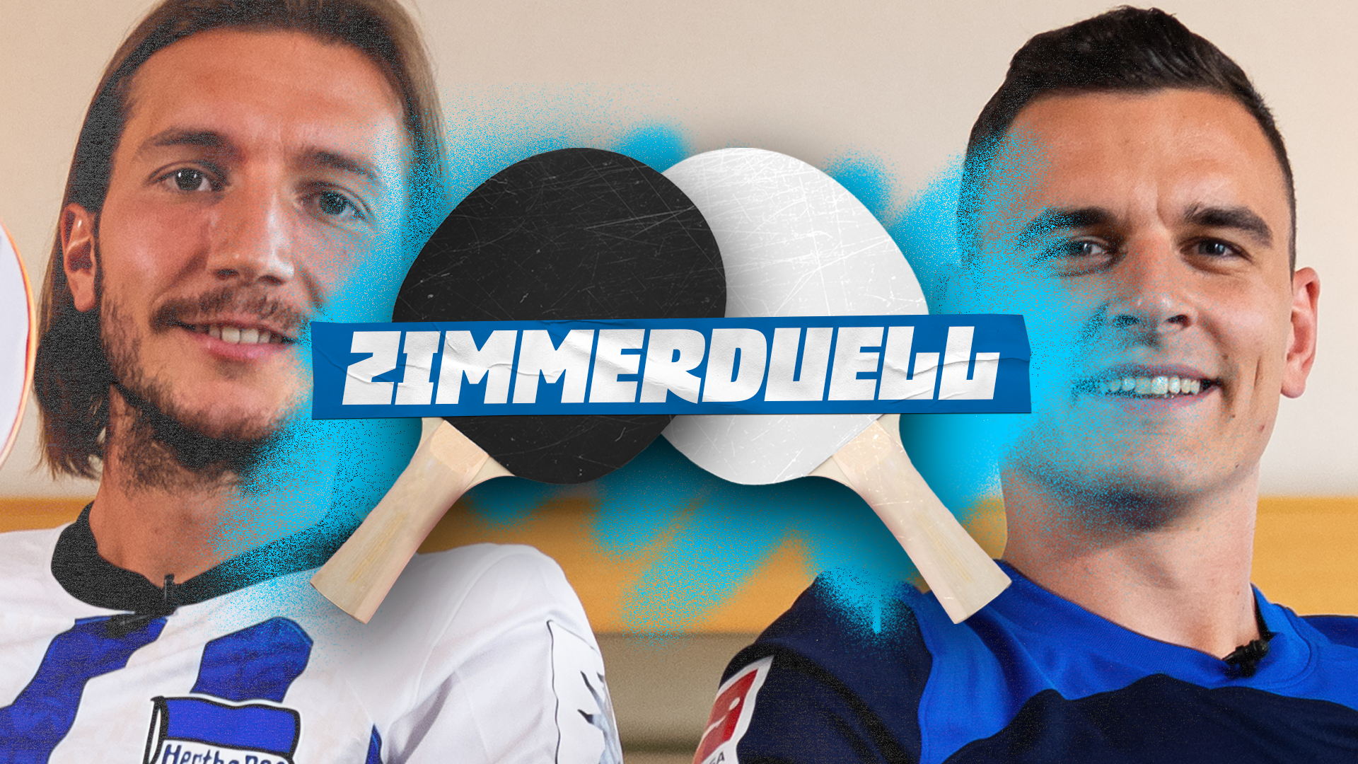 Ivan Šunjić und Filip Uremović auf der Grafik zum Zimmerduell.
