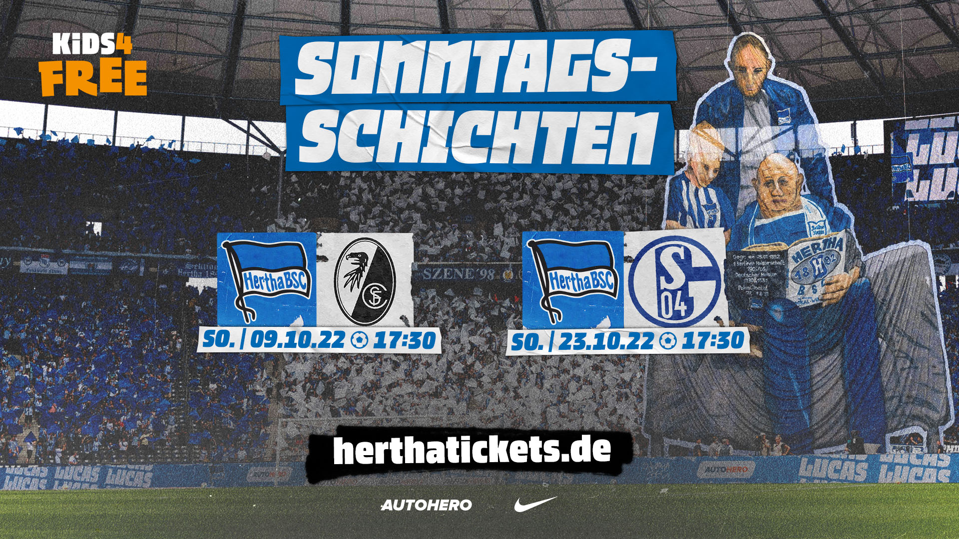 Die Ticketgrafik für die Heimspiele gegen Freiburg und Schalke.