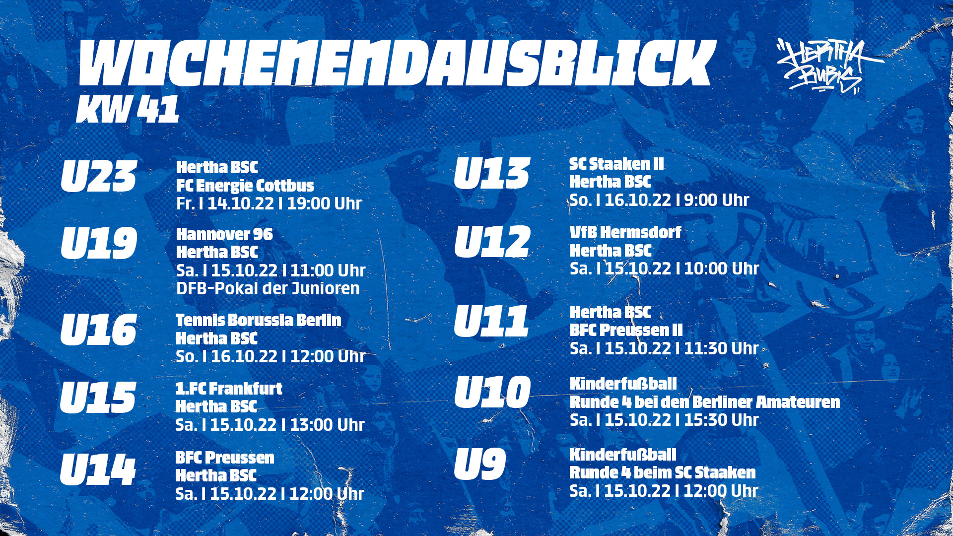 Das Wochenende unserer Akademie als Grafik.