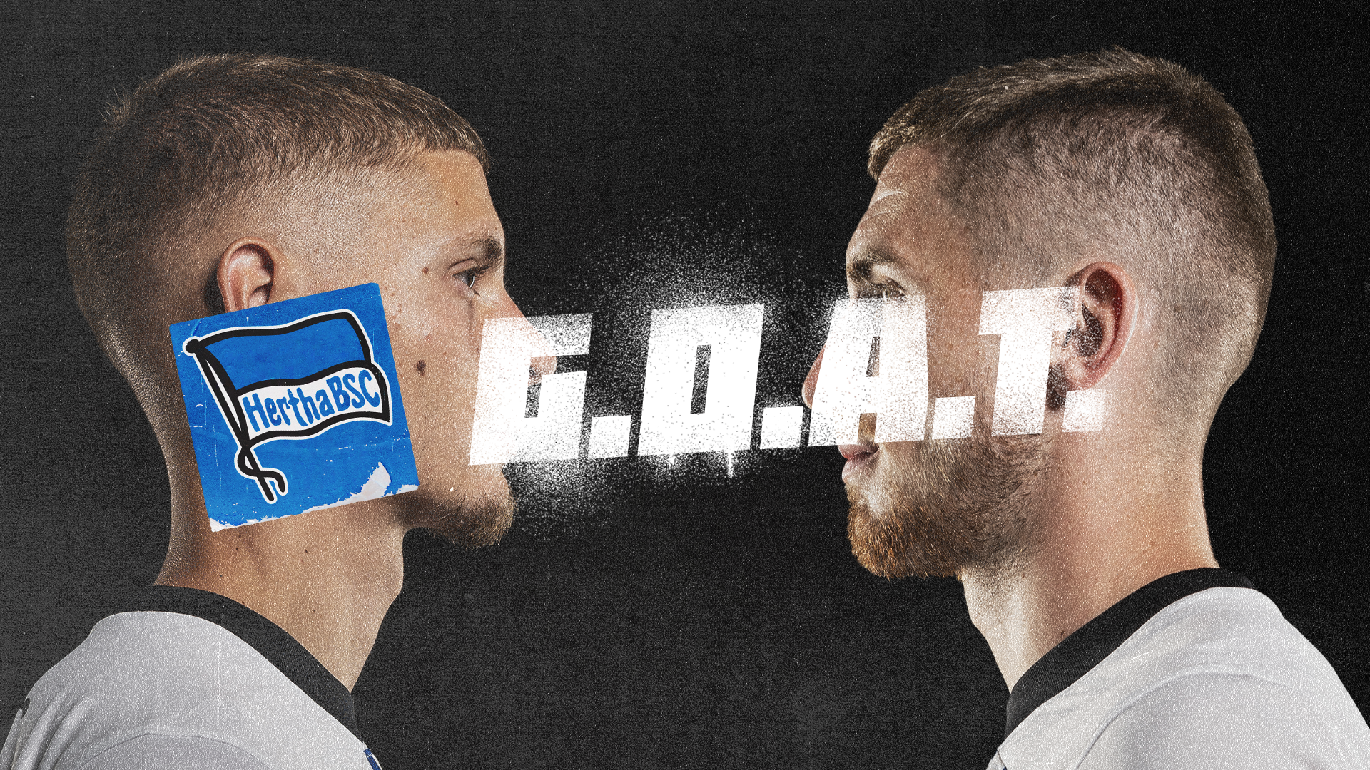 Die Grafik zur G.O.A.T.-Folge mit Márton Dárdai und Jonjoe Kenny.