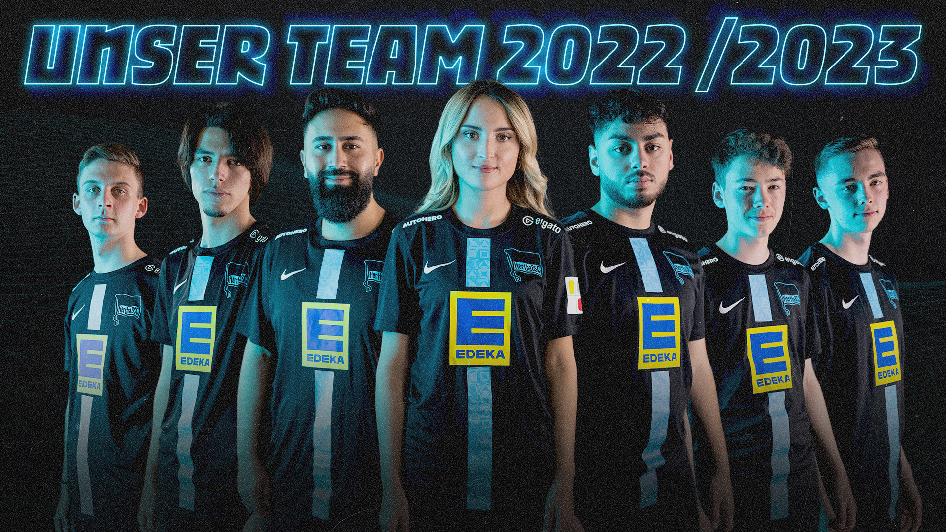 Unser eFootball-Team für die Saison 2022/23.