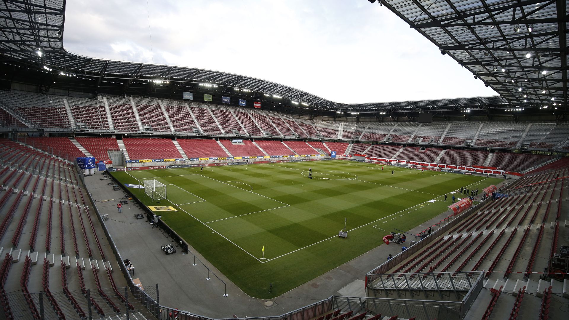 Das Stadioninnere der Klagenfurter Spielstätte.