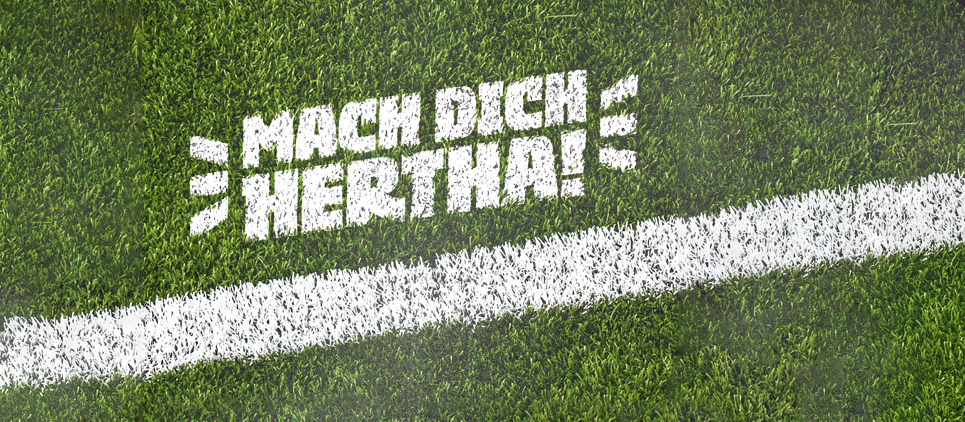 Das Mach Dich Hertha Logo.