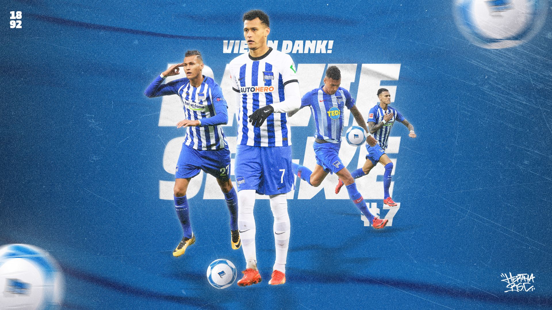 Die Grafik zum Abschied von Davie Selke.
