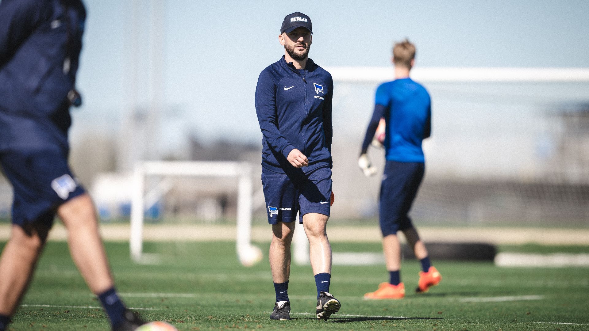 Admir Hamzagić auf dem Trainingsplatz in Florida.