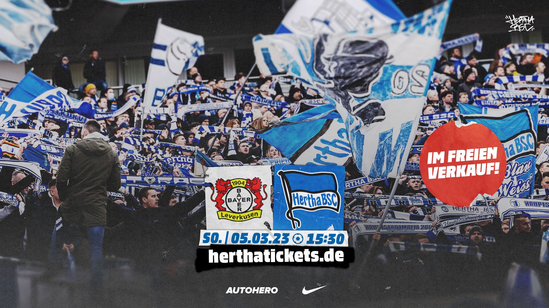 Die Grafik zum Ticketverkauf für das Auswärtsspiel bei Bayer Leverkusen.
