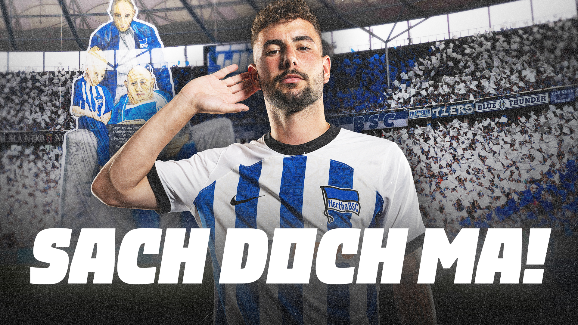 Die Grafik mit Marco Richter zur "Sach doch ma!"-Folge, die besondere Begegnungen mit Fans in den Fokus stellt.
