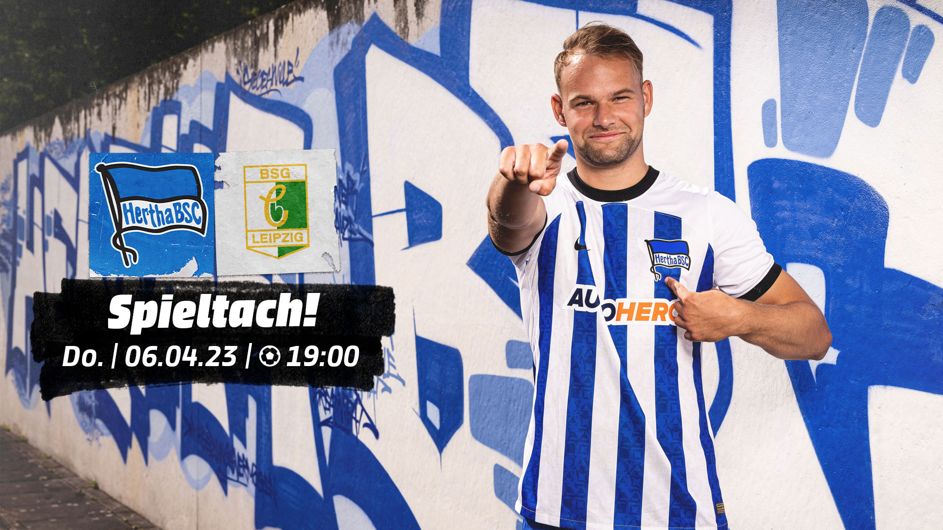 Maximilian Gurschke ziert die Spieltachsgrafik zur Heimpartie unserer U23 gegen die BSG Chemie Leipzig.