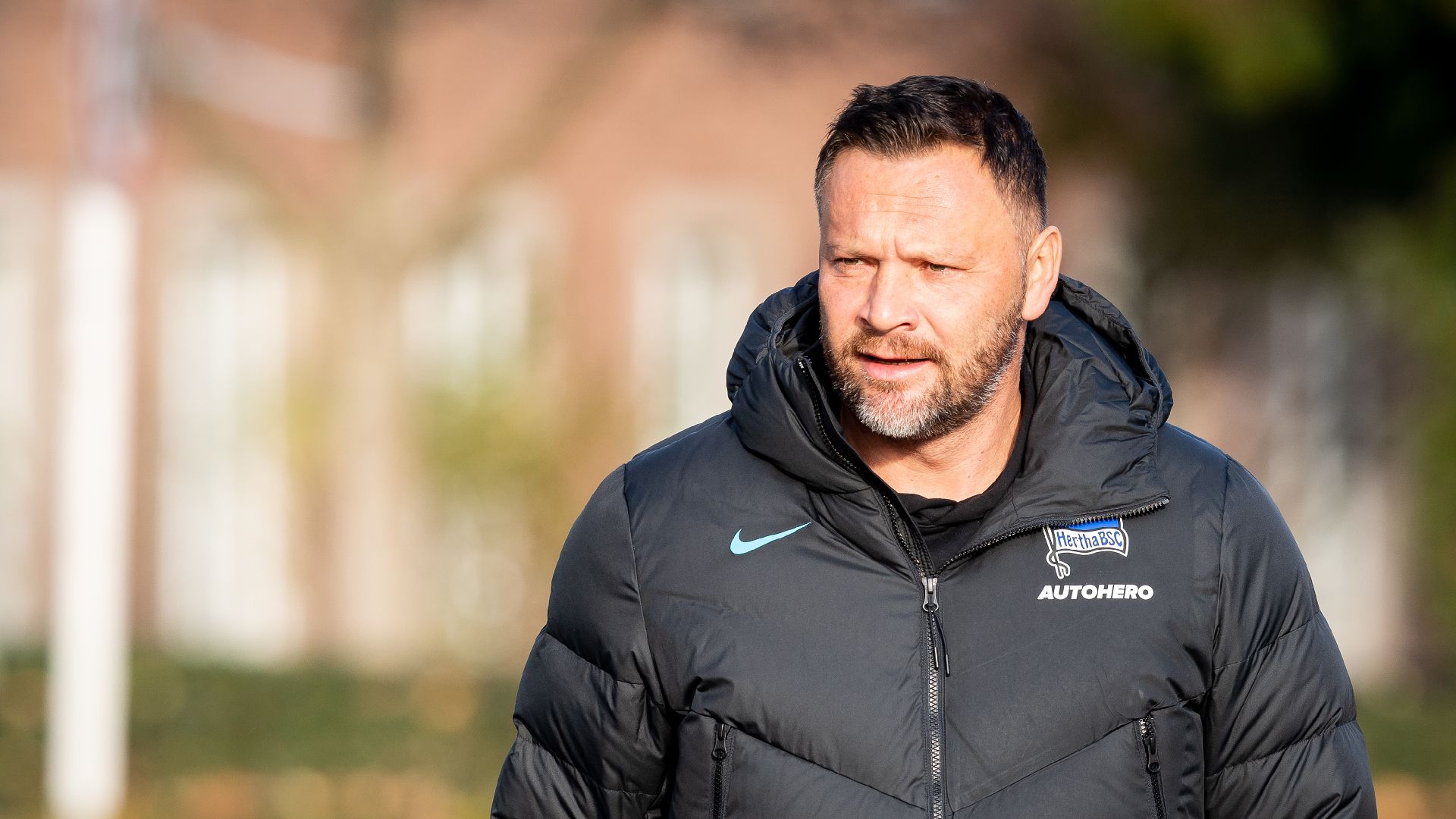 Pál Dárdai on the training pitch.