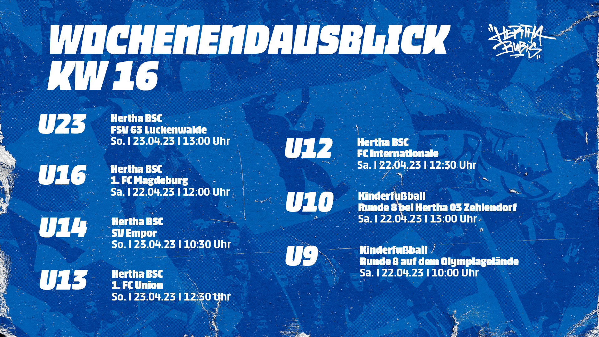 Die Ansetzungen unserer Akademie im Überblick.