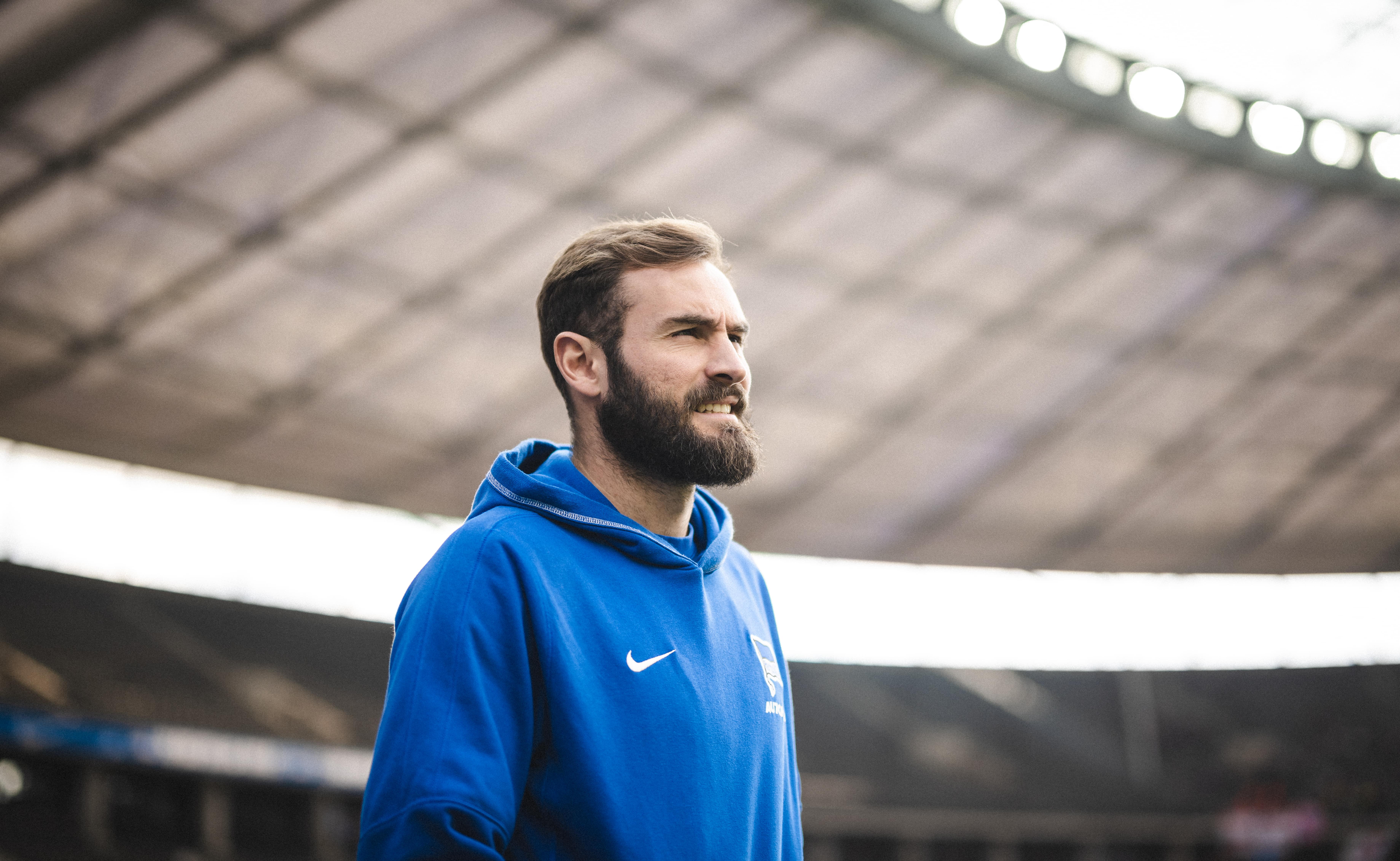 Lucas Tousart im Olympiastadion.