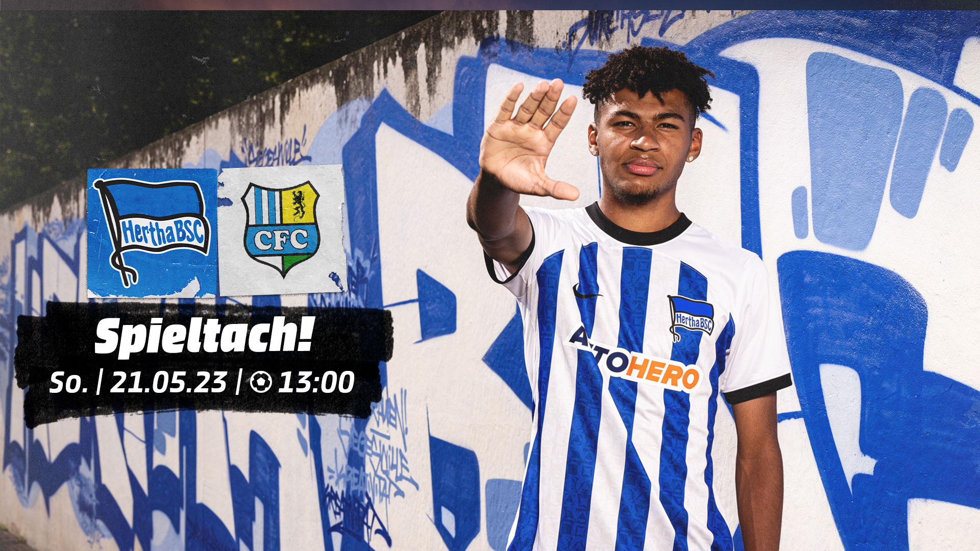 Joel da Silva Kiala ziert unsere Spieltagsgrafik.