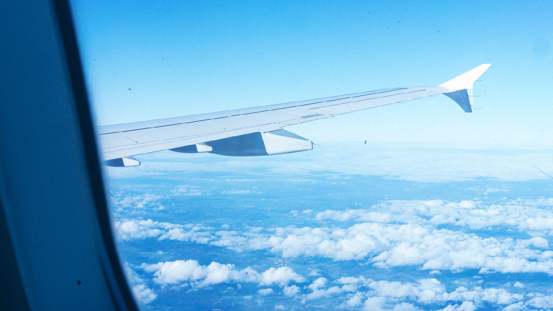 Schnappschuss aus dem Flieger unserer Herthaner auf dem Weg in die USA.