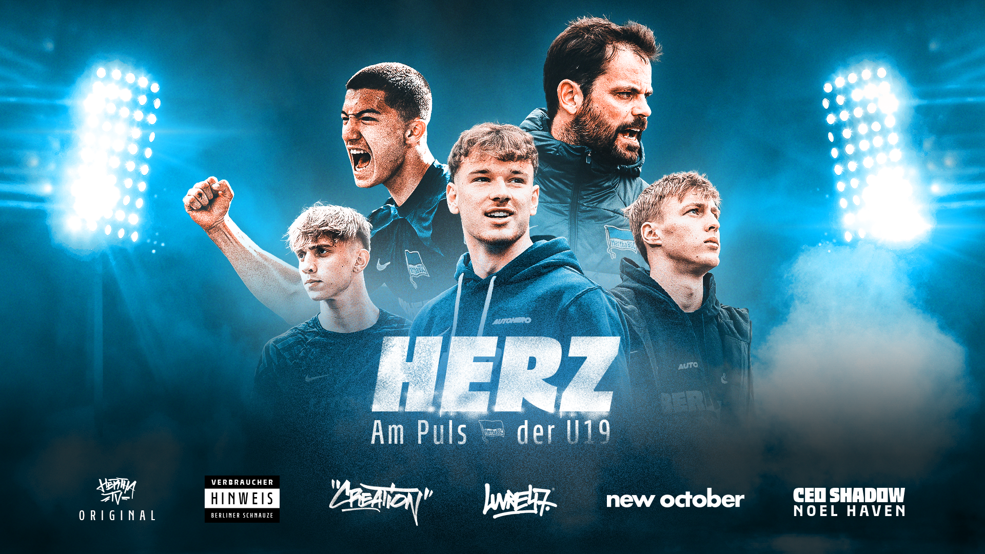 Oliver Reiß, Pascal Klemens, Veit Stange, Tim Goller und Ibrahim Maza zieren das Filmplakat.
