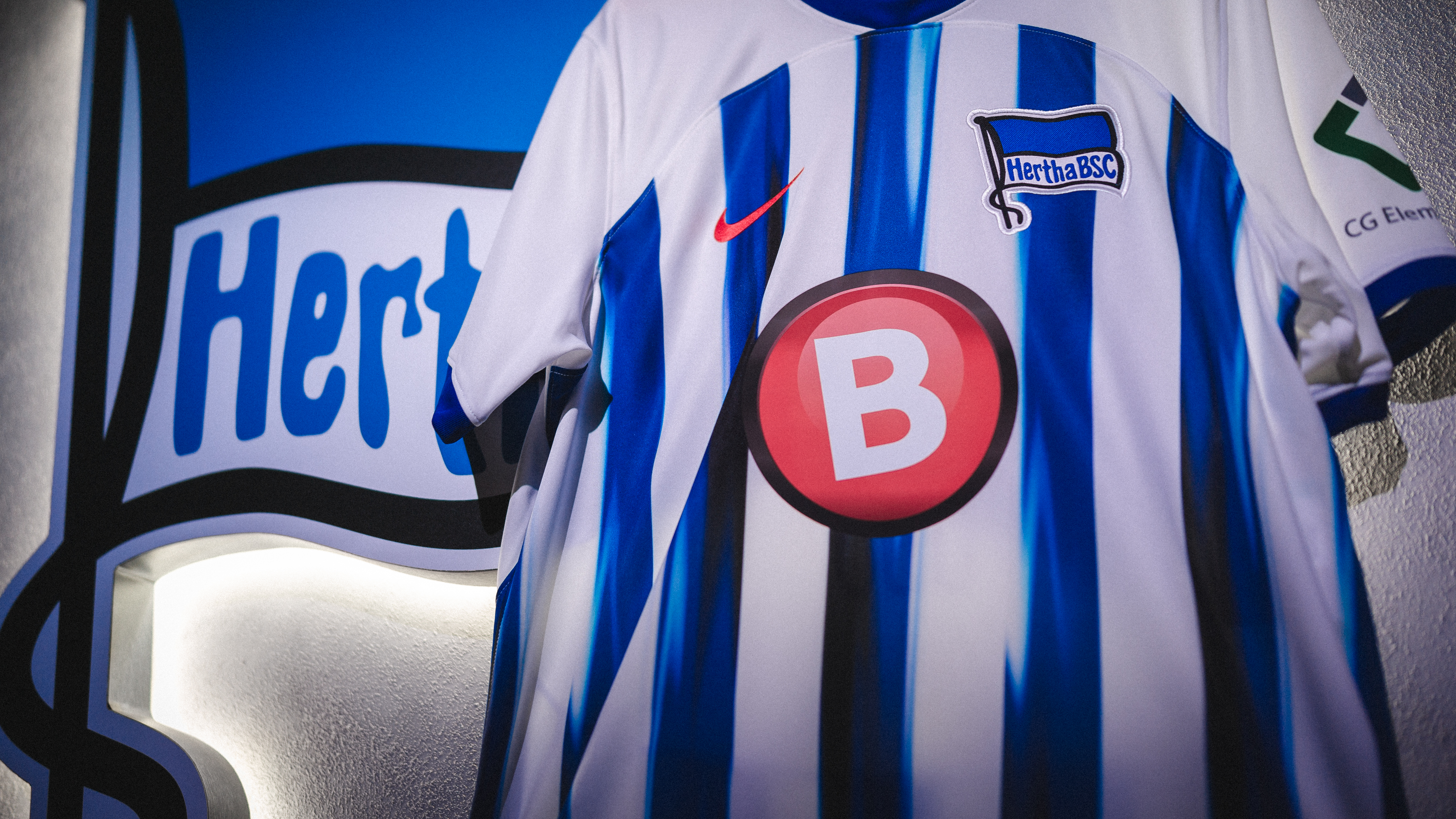 Our home shirt with the CrazyBuzzer logo on