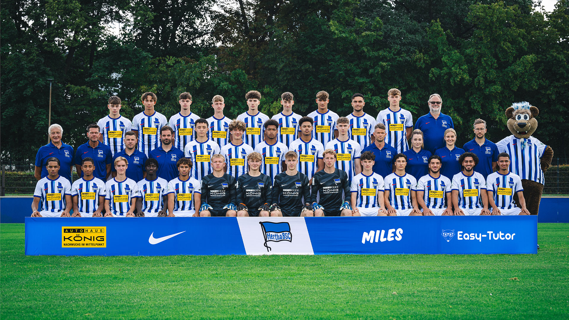 U19 Mannschaftsfoto der Saison 2023/24.