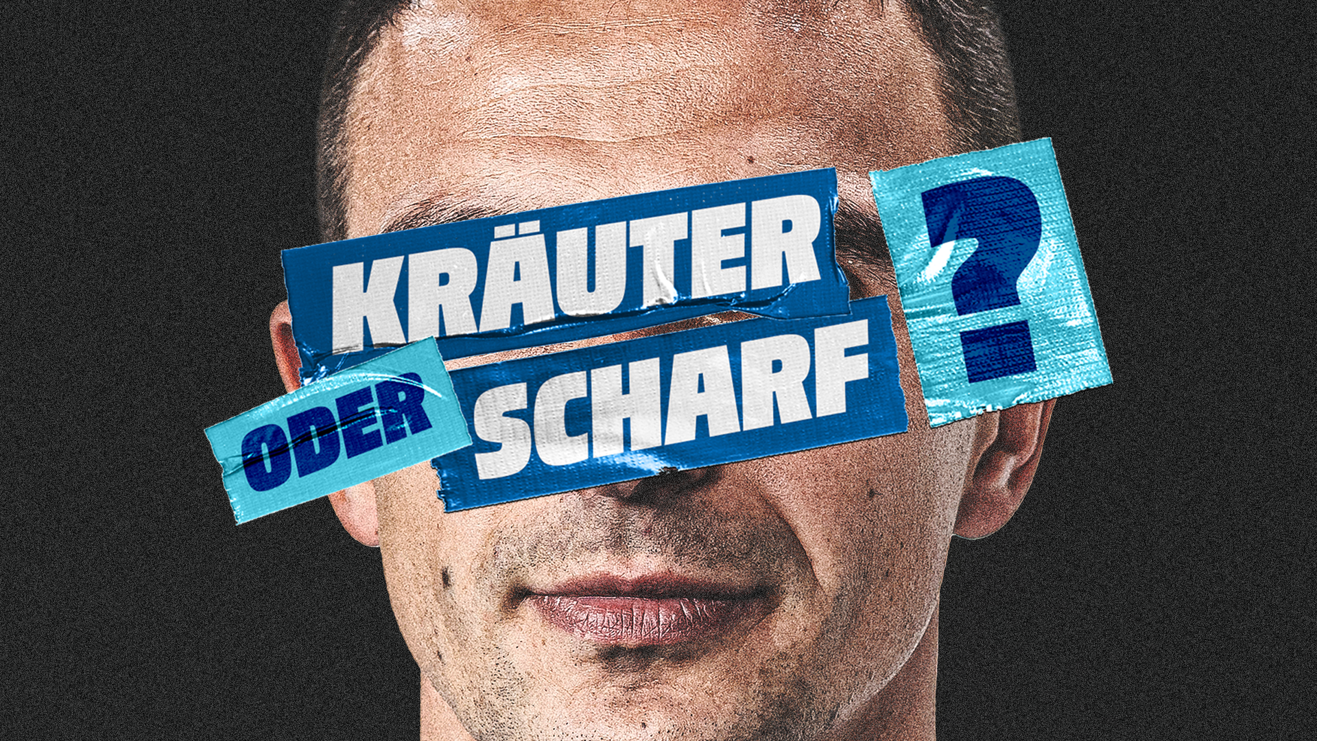 Die Grafik für das „Kräuter oder scharf?“ mit Smail Prevljak.