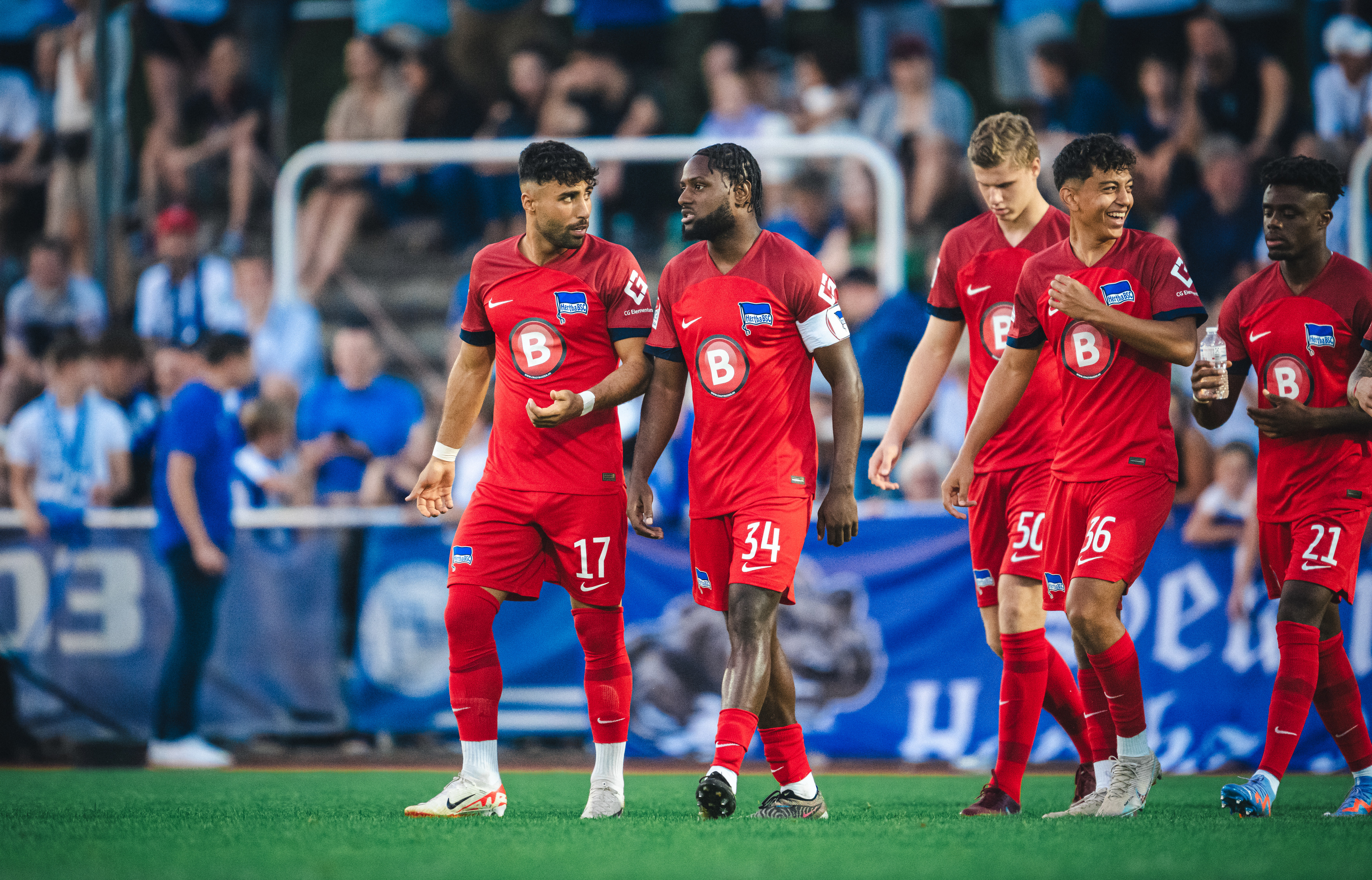 Zeefuik wore the captain's armband for the second half.