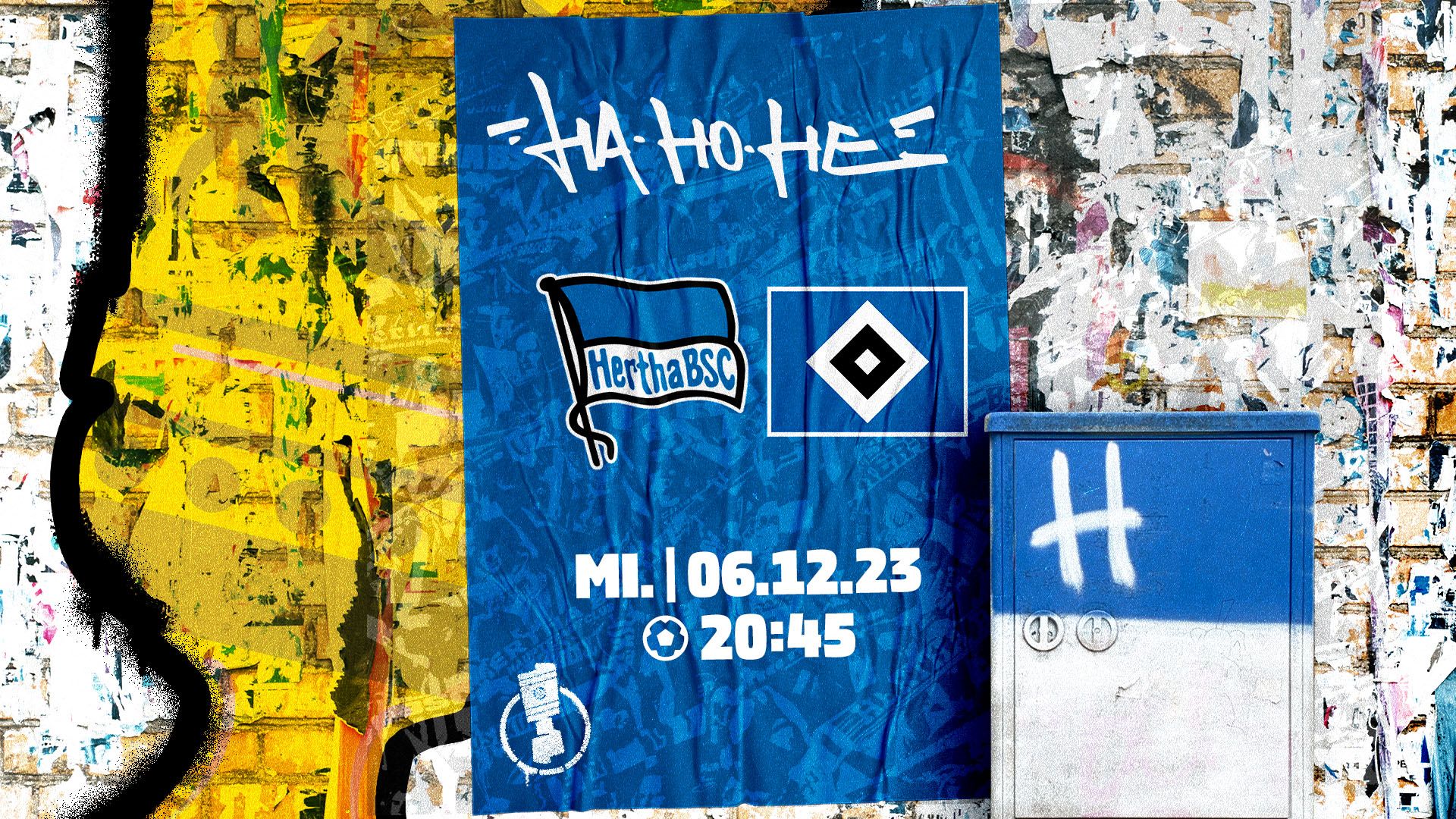 Die Grafik für das Duell mit dem HSV.