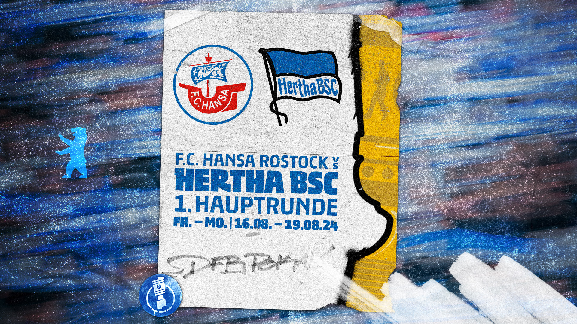 DFB Cup draw: Go to Rostock |  Hertha BSC