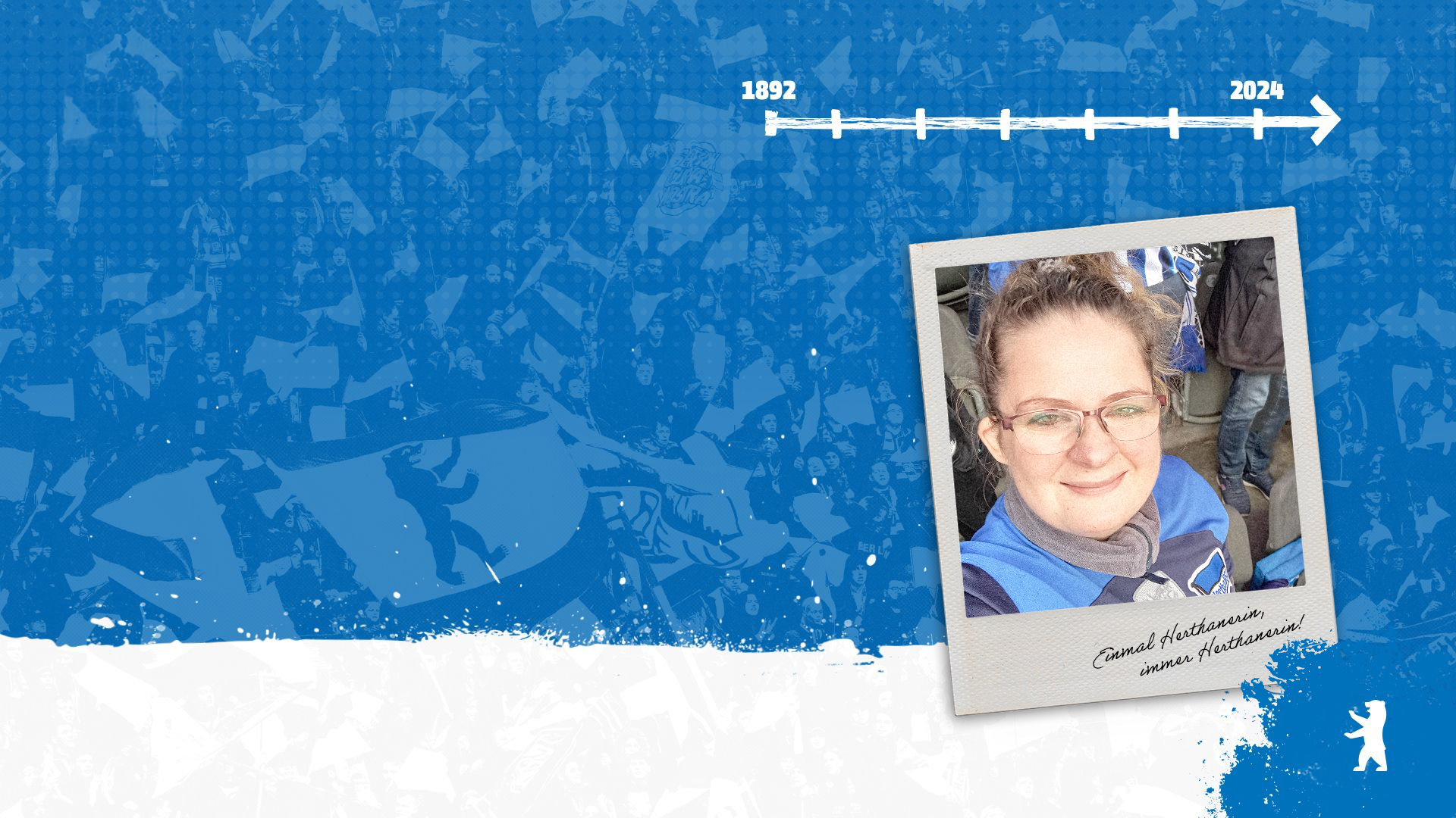 Grafik zum Herthaner-Moment mit Nadine Jungton.