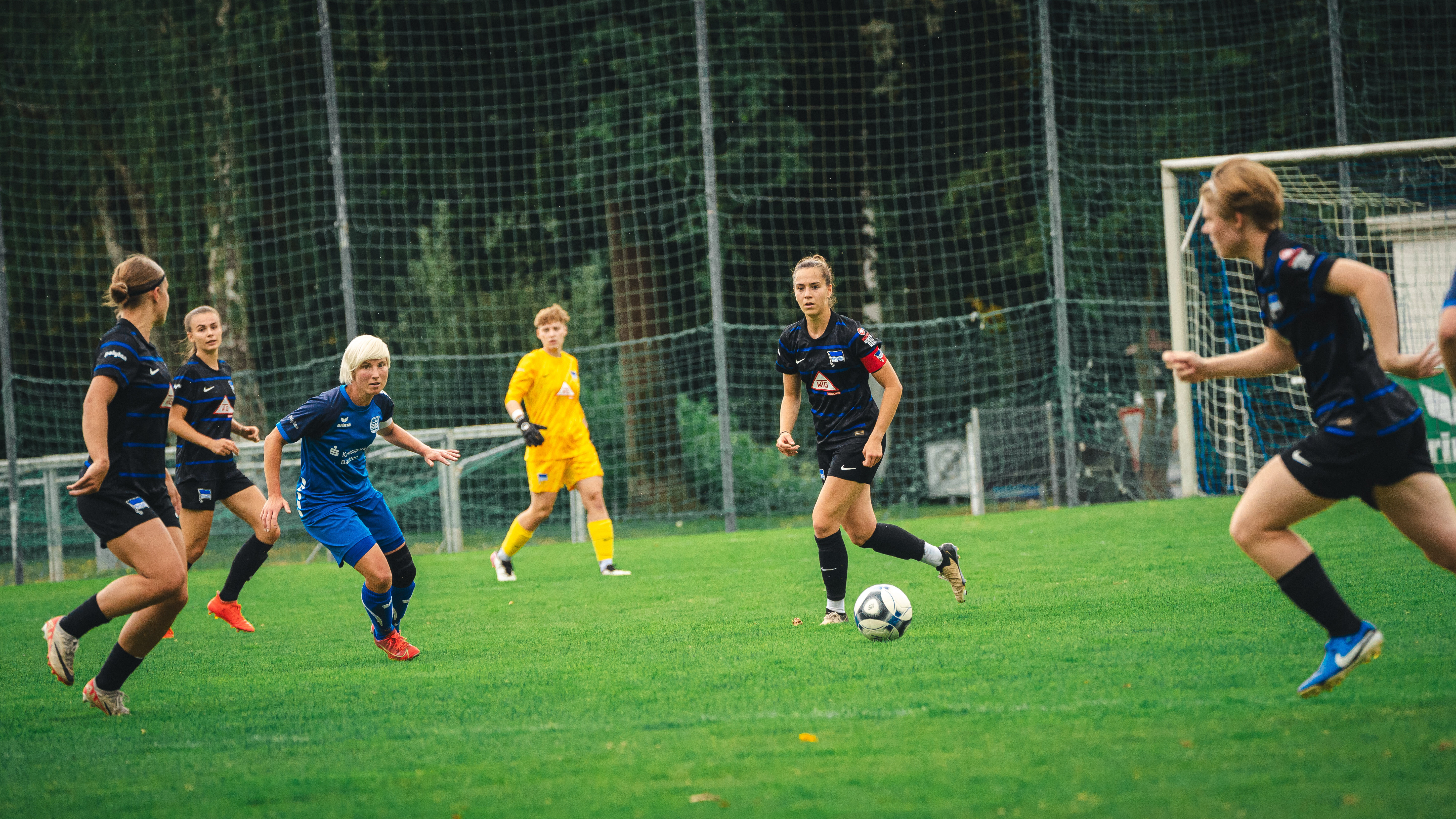 Clara Dreher beim Auswärtsspiel in Bischofswerda.