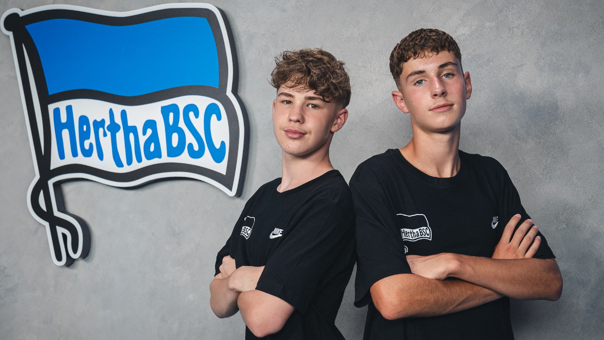 Unsere Sportler Len-Luca „Lenni“ Seidel und Nick Mittelstädt.