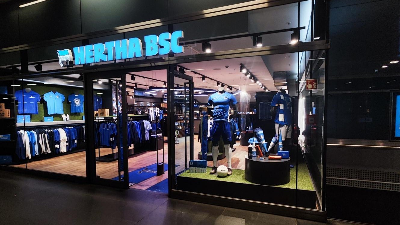 Fanshop im Hauptbahnhof