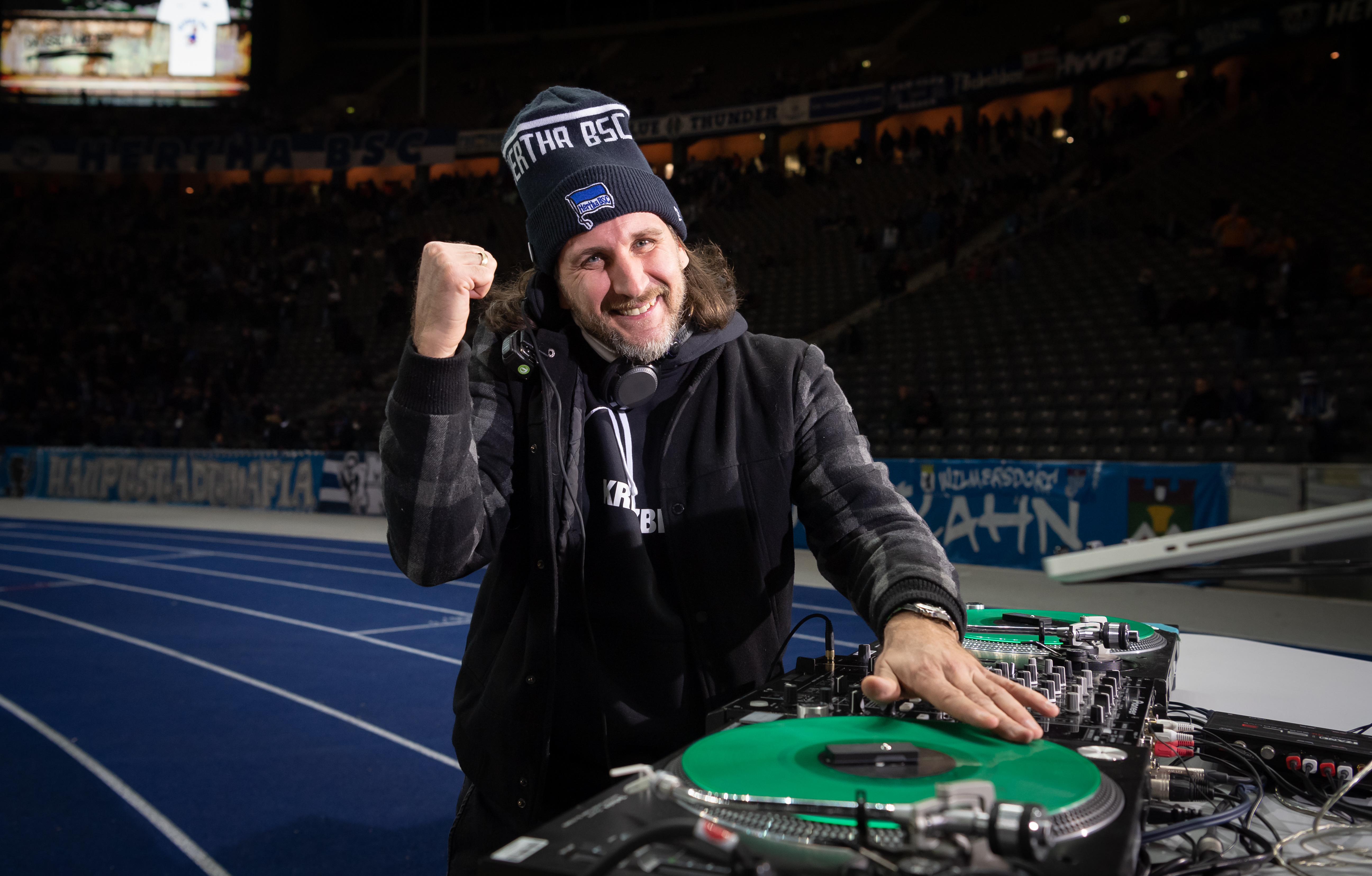 Christian Fährmann im Stadion.