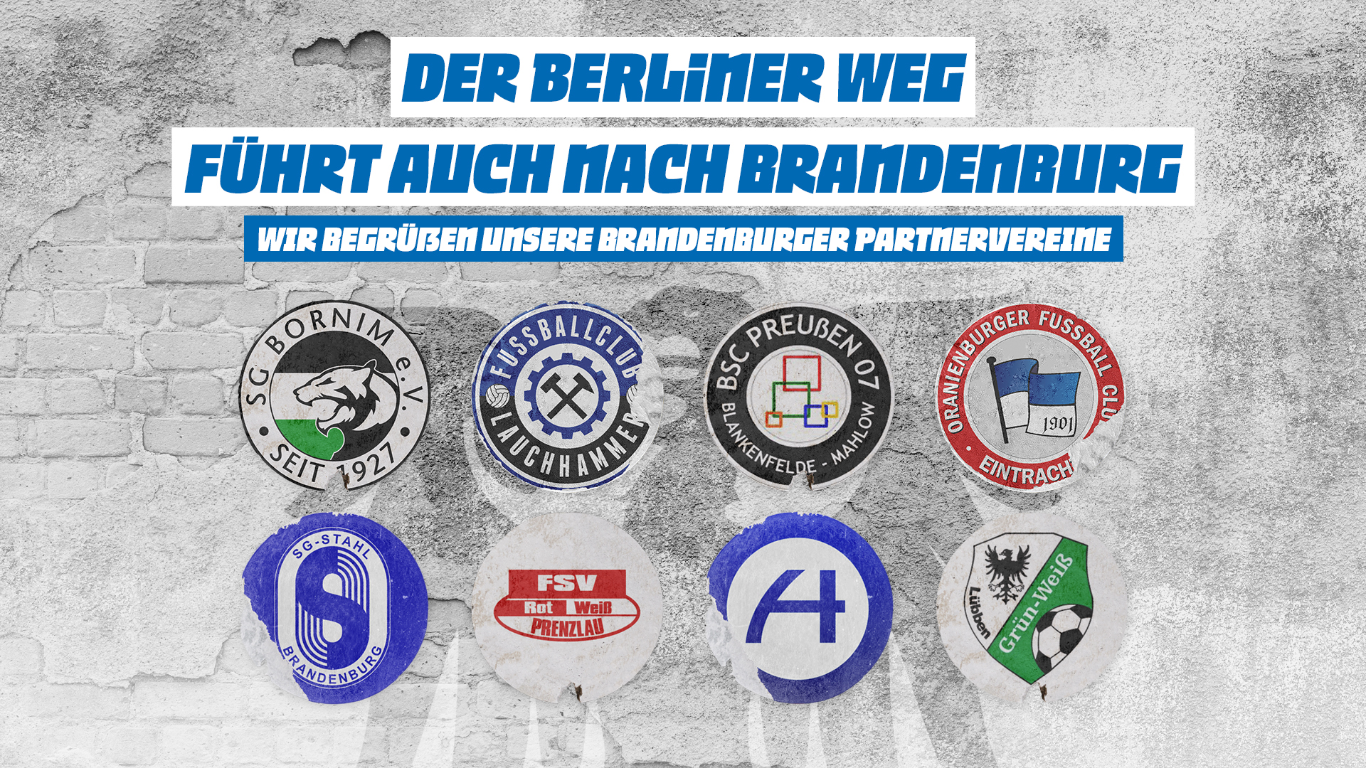 Unsere Brandenburger Partnervereine.