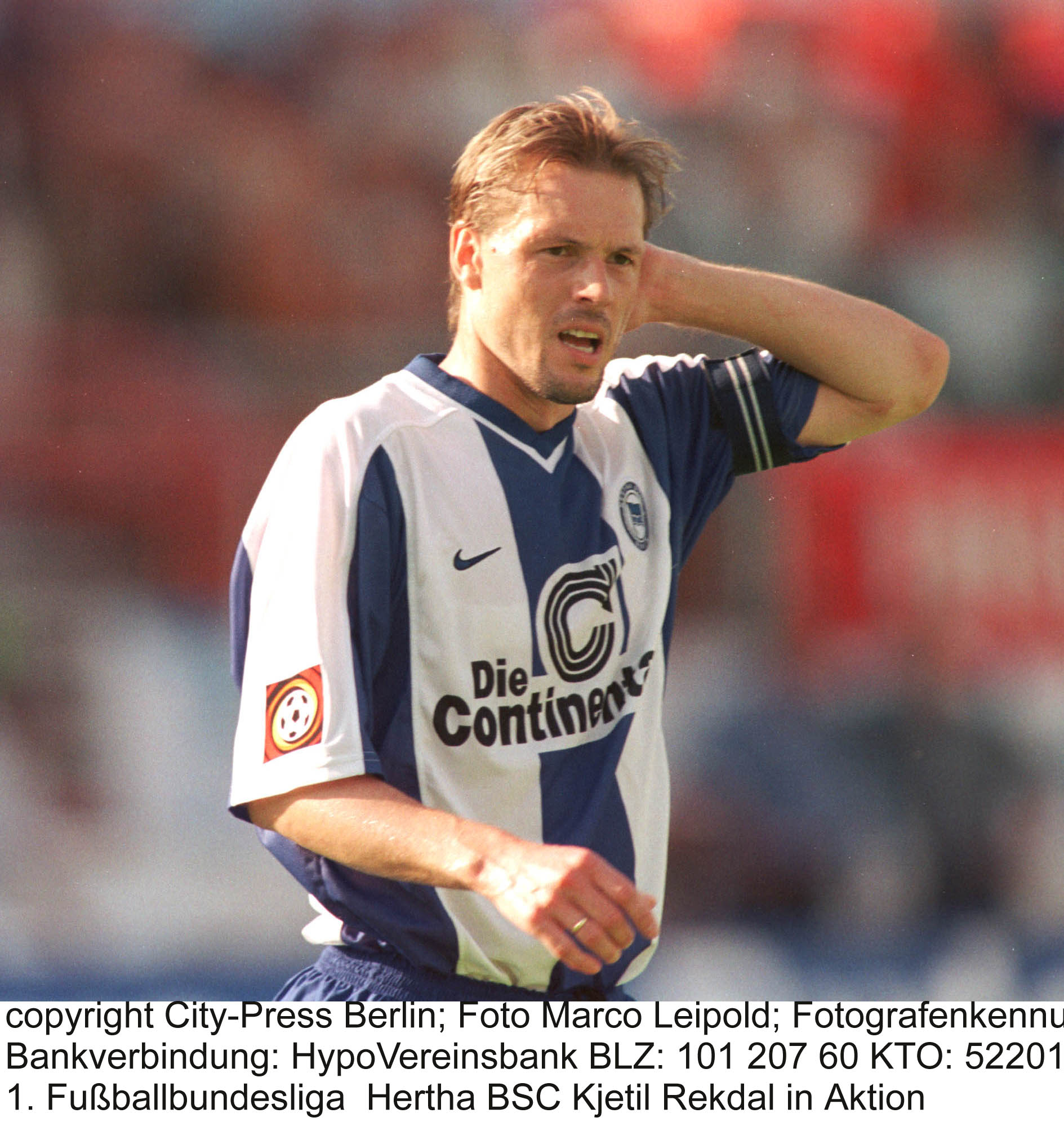 Kjetil Rekdal im Hertha-Trikot.