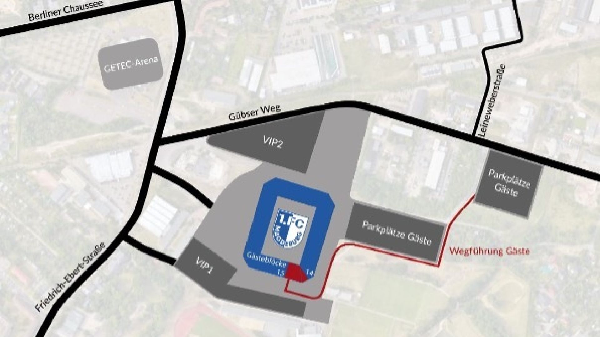 Ein Stadionplan der Avnet-Arena.
