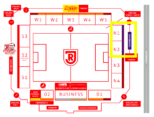 Grafik von der Stadionübersicht.