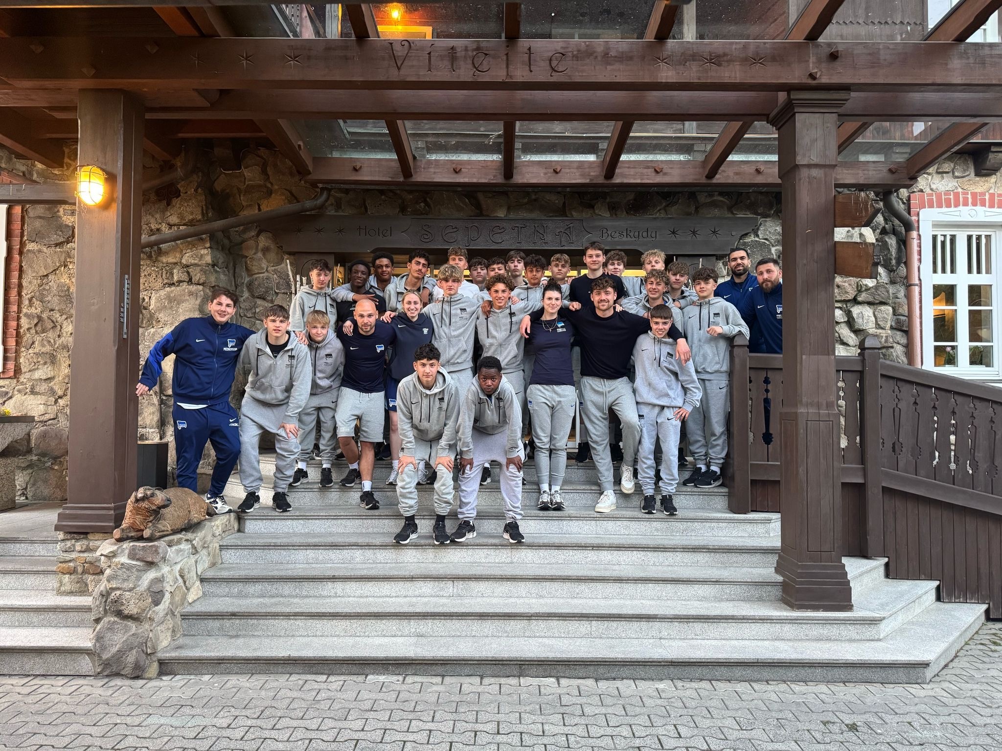Unsere U15-Reisegruppe 2024/25.