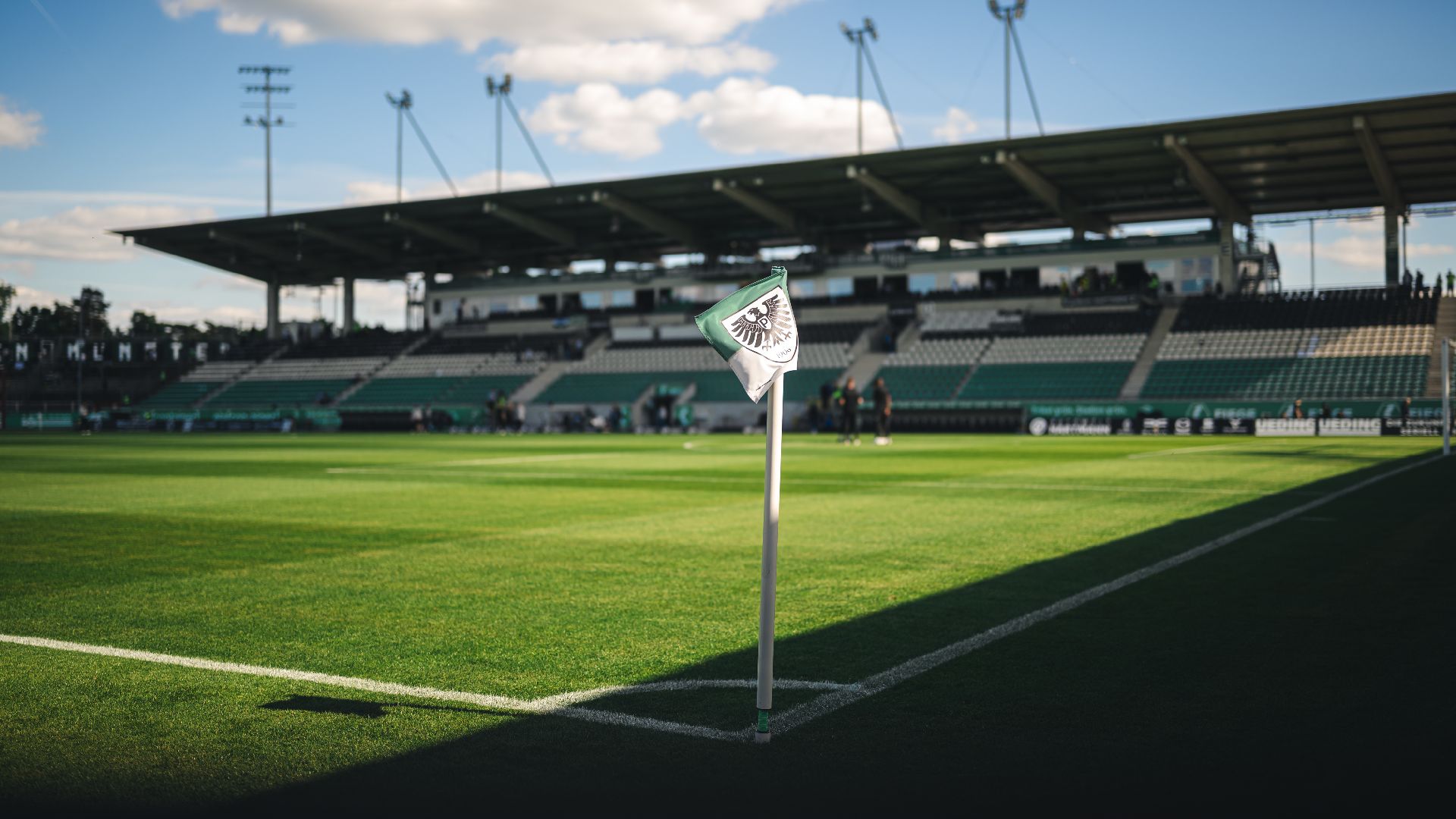 Das Preußenstadion von innen.