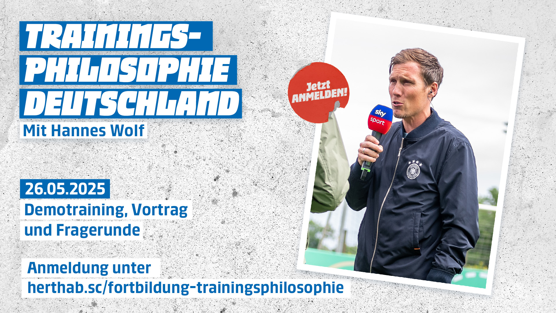 Lehrgang mit Hannes Wolf.