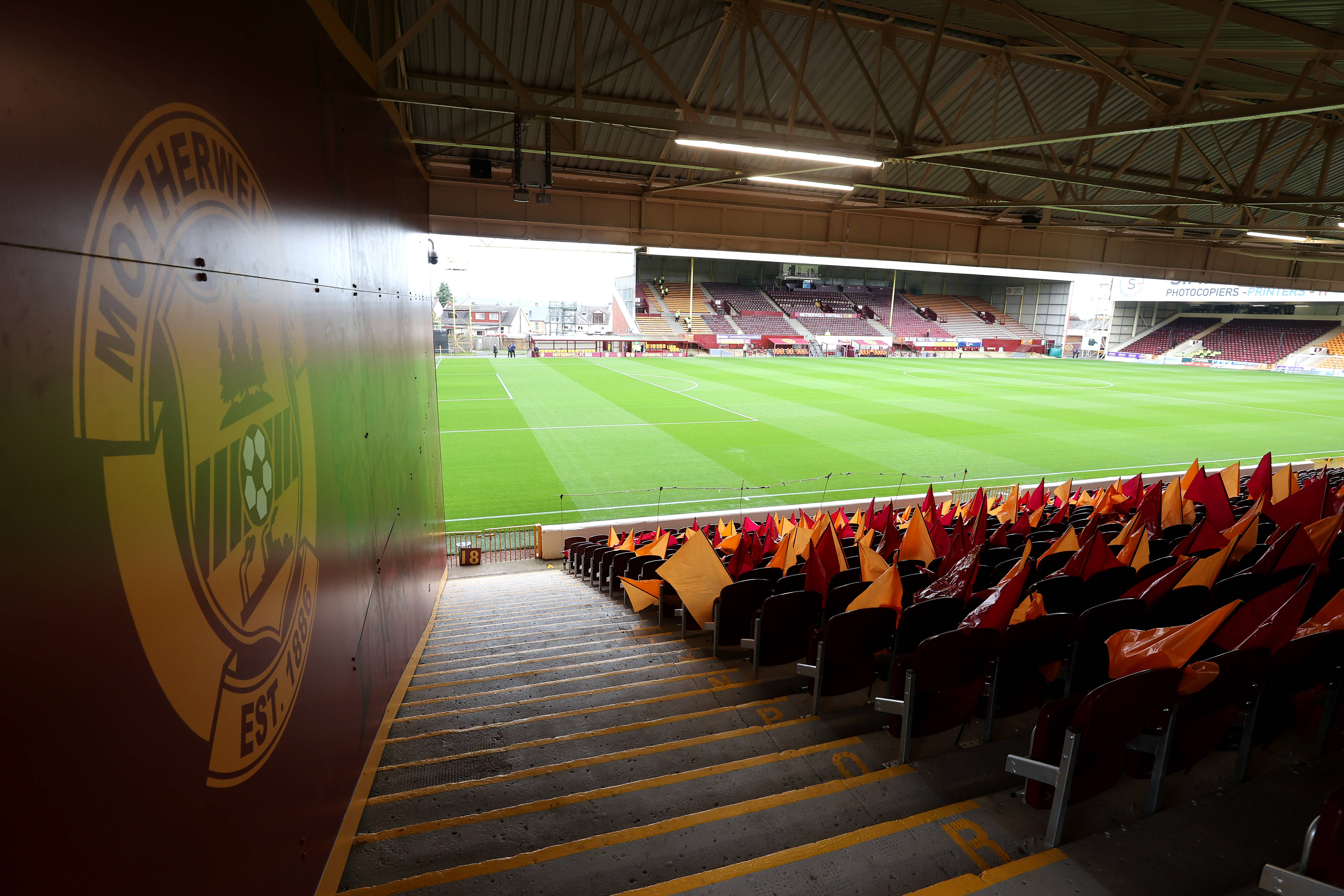 Das Stadion in Motherwell.