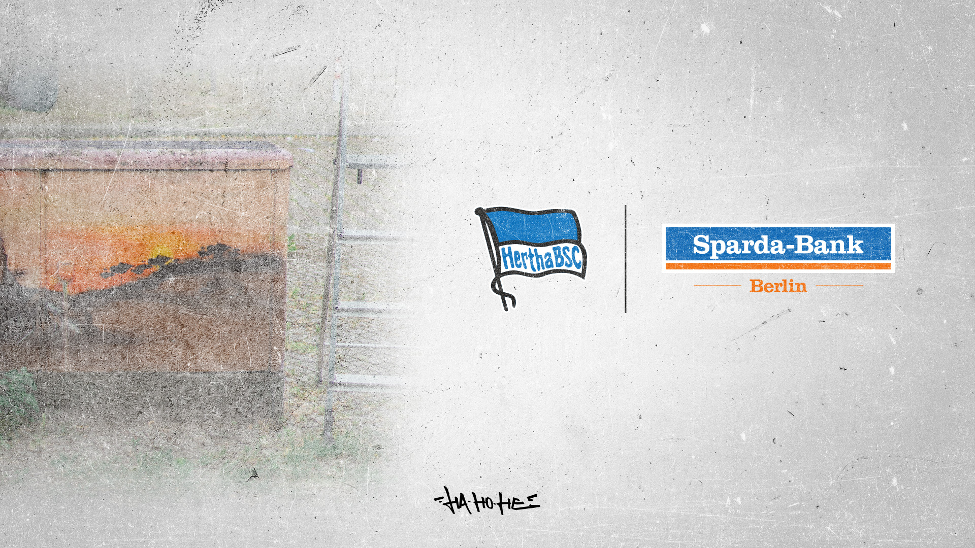 Die Grafik zur Partnerschaft von Hertha BSC und der Sparda-Bank Berlin.