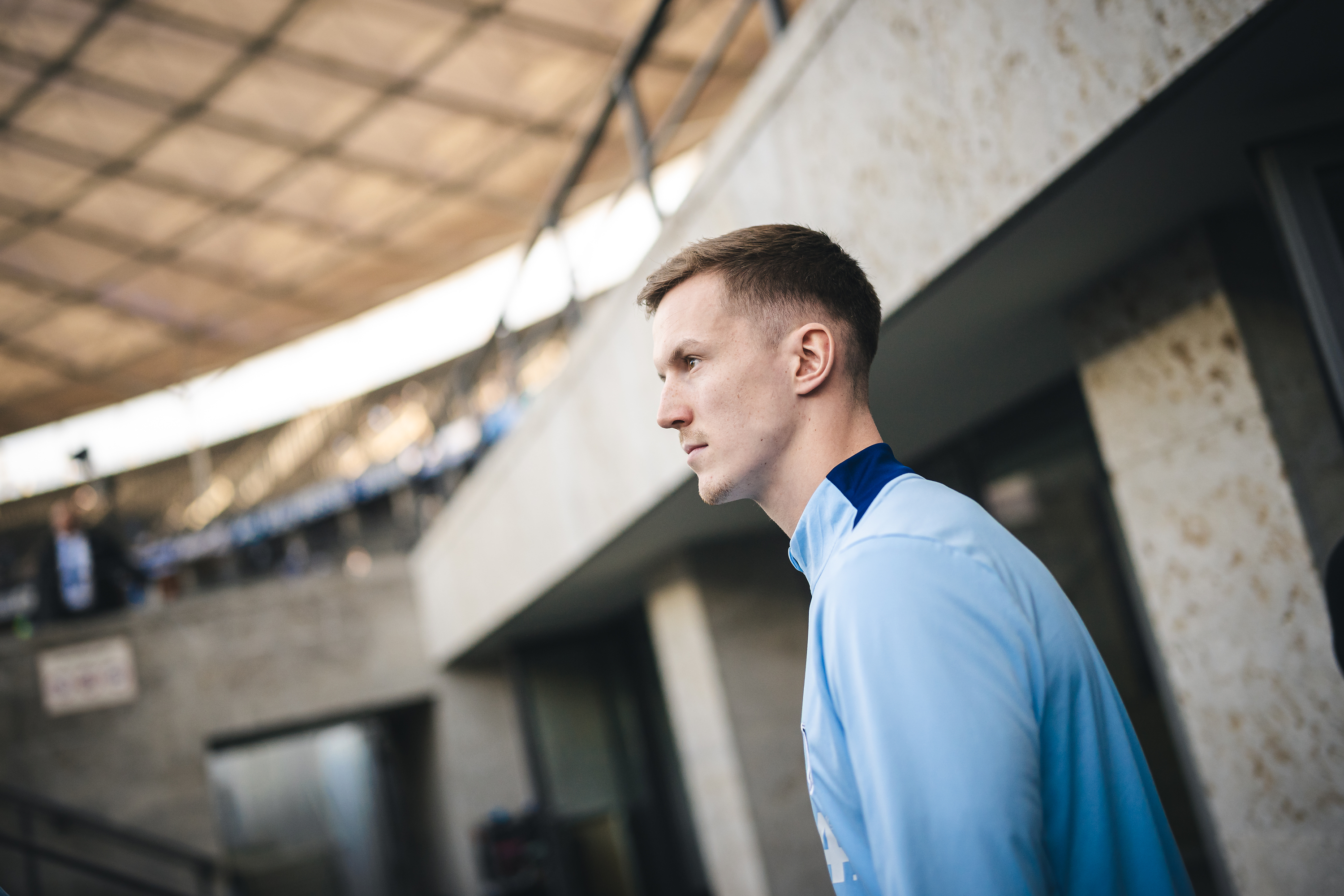 Luca Wollschläger im Olympiastadion.