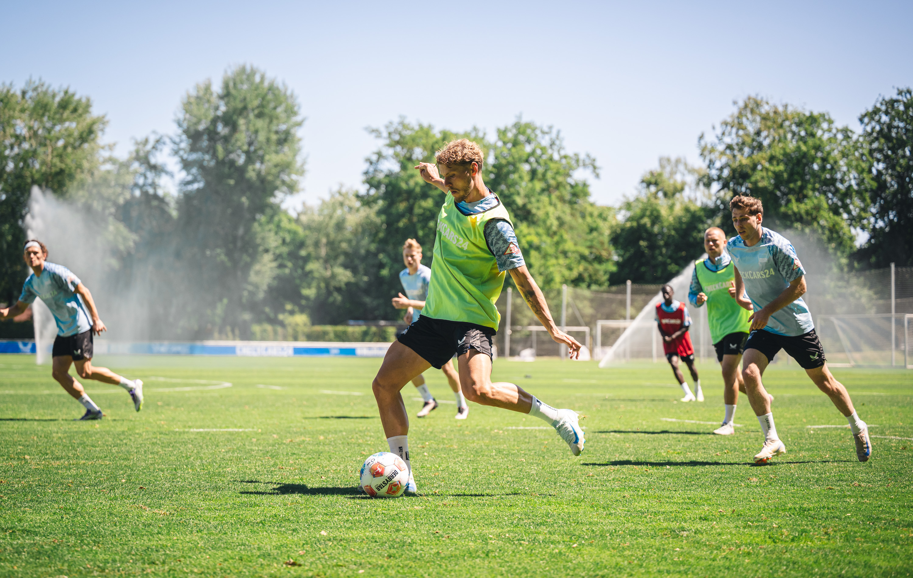Unsere Profis beim Training.