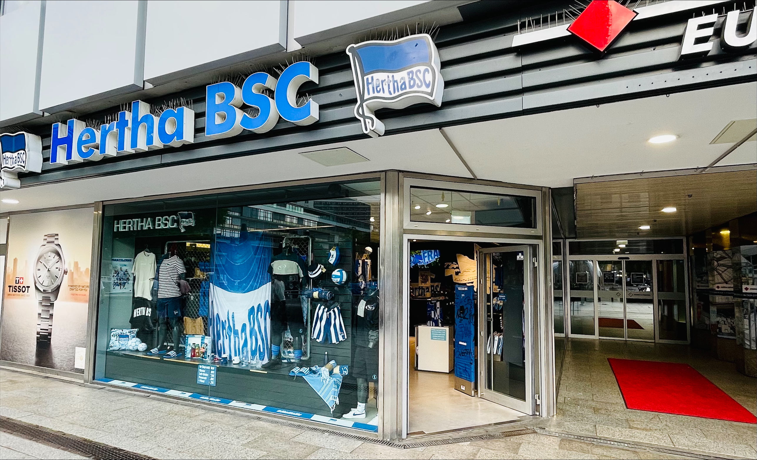 Fanshop im Europacenter