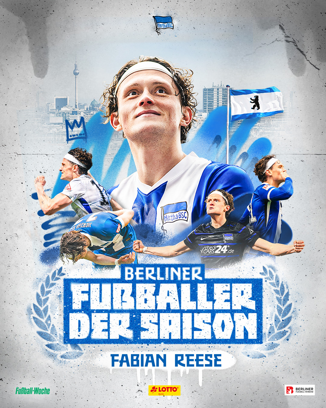 Fabian Reeses Grafik zum Fußballer der Saison.