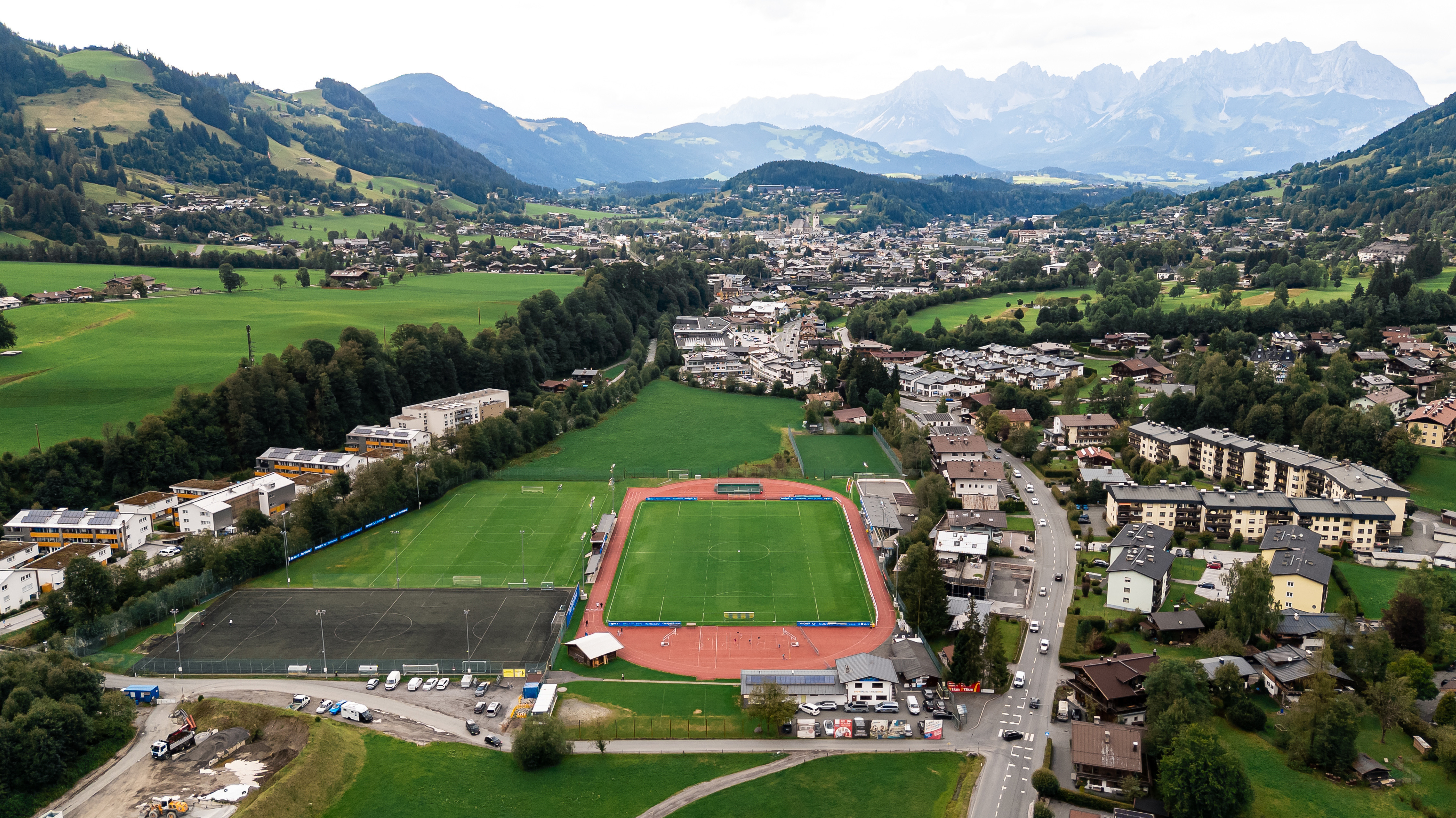 Der Trainingsplatz in Kitzbühel.