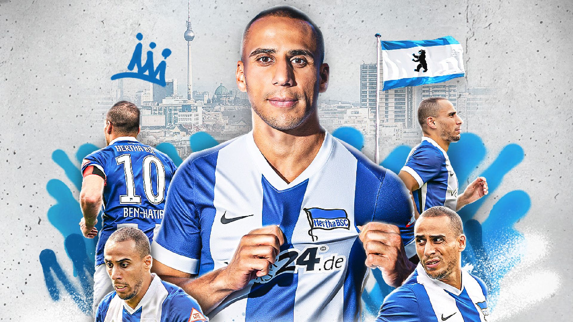 Grafik von Änis Ben-Hatira zur Wahl als Amateurfußballer der Saison 2024/25.