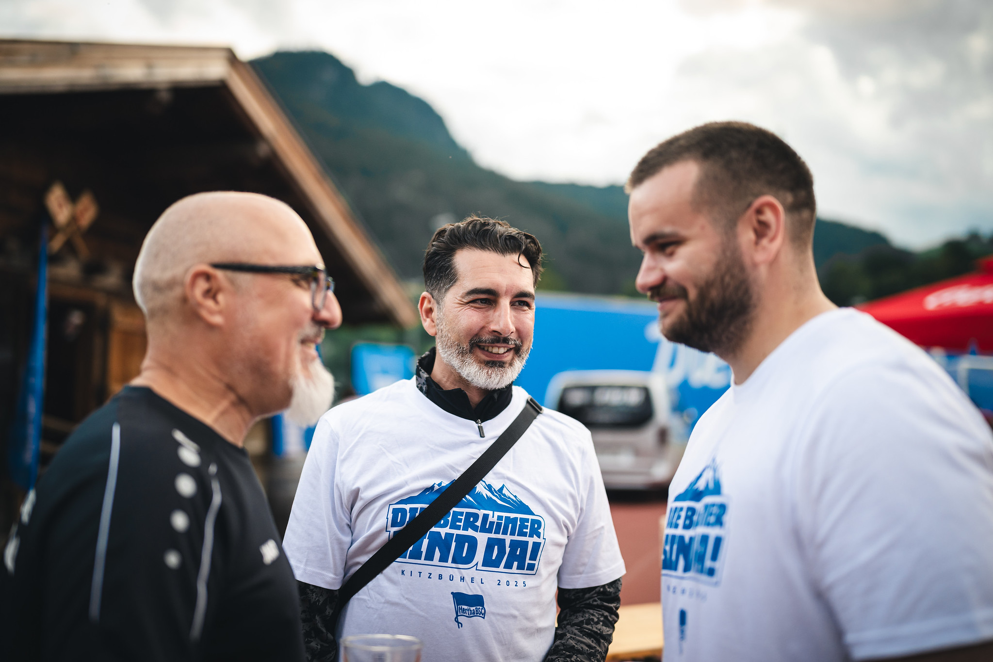 Nico Sass und Stefano Bazzano im Gespräch mit den Fans.