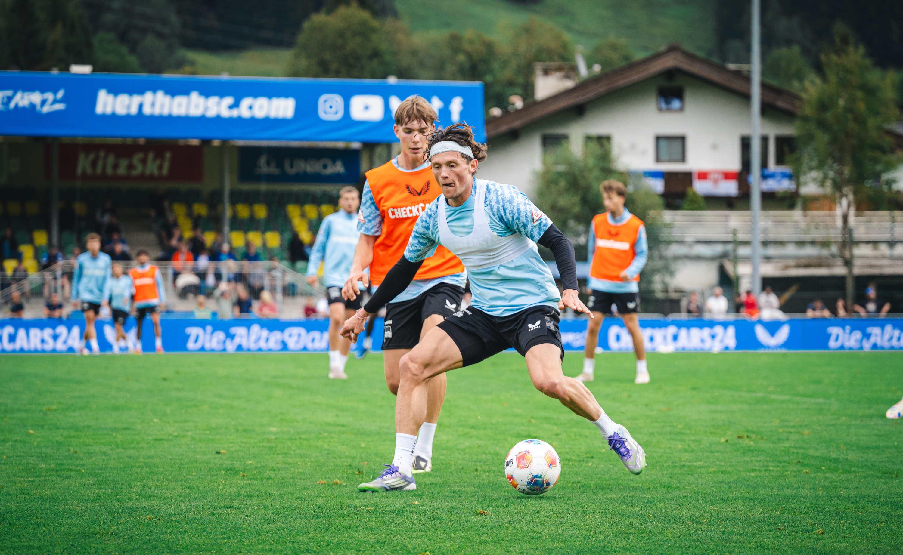 Fabian Reese beim Training in Kitzbühel.